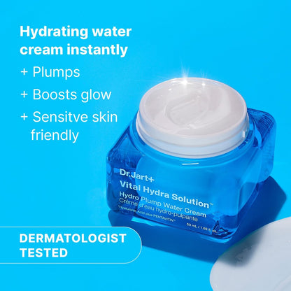 Dr.Jart+ Vital Hydra Solution Water Cream - Glass Skin Hydrating Moisturizer with Hyaluronic Acid, 1.69 oz Avelisse