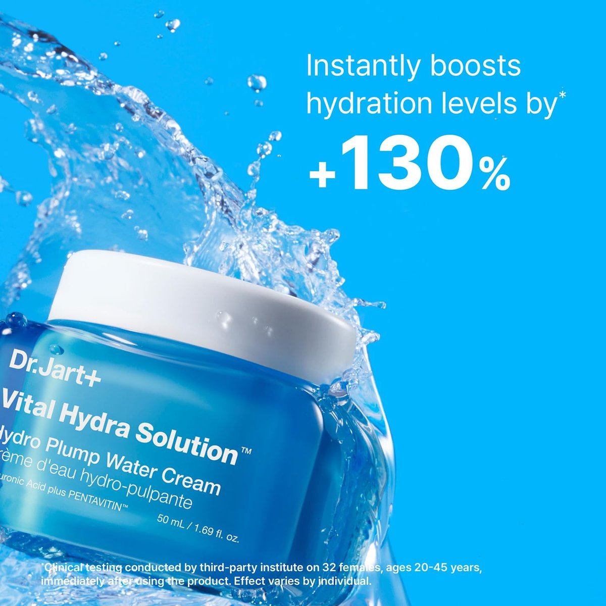 Dr.Jart+ Vital Hydra Solution Water Cream - Glass Skin Hydrating Moisturizer with Hyaluronic Acid, 1.69 oz Avelisse