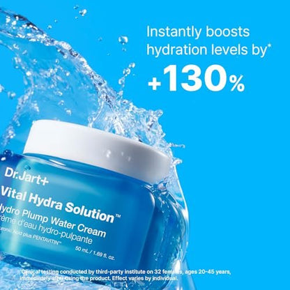 Dr.Jart+ Vital Hydra Solution Water Cream - Glass Skin Hydrating Moisturizer with Hyaluronic Acid, 1.69 oz Avelisse