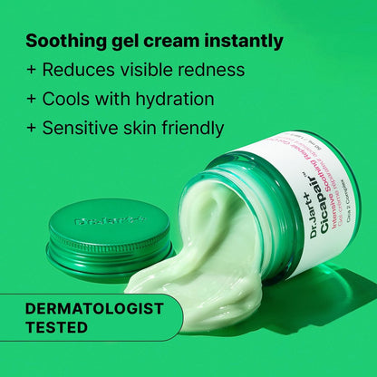 Dr.Jart+ Cicapair Cooling Gel Face Moisturizer for Redness and Sensitive Skin - 1.69 Fl Oz Avelisse
