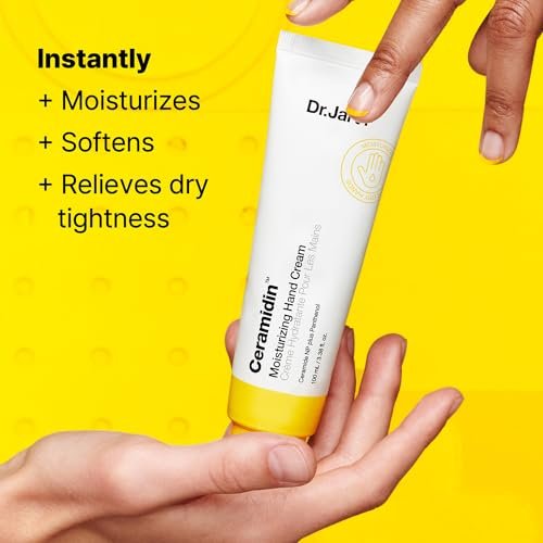 Dr.Jart+ Ceramidin Moisturizing Hand Cream for Dry Hands with Ceramides and Panthenol - 3.38 Fl Oz Avelisse