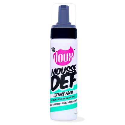The Doux Multi-Use Mousse for Curly Hair – Mousse Def Texture Foam for Styling, Curl Definition, Volume & Shine – Curl Cream Alternative for Textured Hair & Natural Hair Styles Avelisse