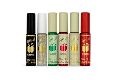 By Apple Super Lash Mascara Bundle - 5 Black + 1 Clear - Bold & Durable Eye Makeup for Length, Volume & Organic Lash Growth (Pack of 6) Avelisse