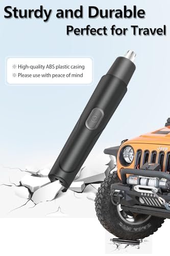 HILIYOT Nose Hair Trimmer USB Rechargeable Painless Ear Hair Trimmer for Men Women Powerful Motor Dual-Edge Blades Low Noise Black - görsel 12
