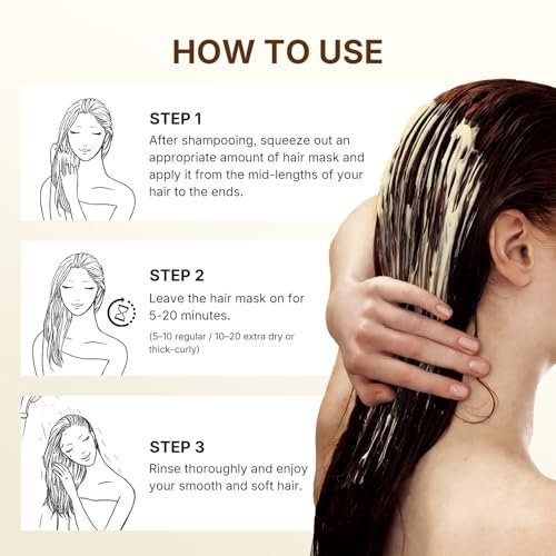 Karseell Collagen Hair Mask 3.38fl oz - Deep Repair Conditioning Treatment with Argan Oil for Dry, Damaged Hair - All Hair Types Avelisse