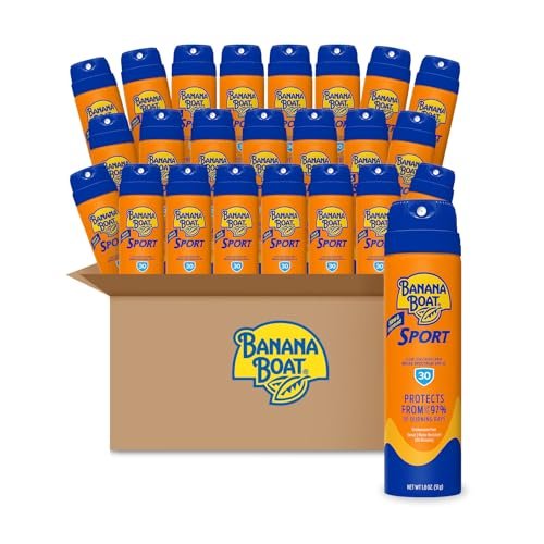 Banana Boat Sport Ultra Spray Sunscreen SPF 30, 1.8 oz Travel Size (Pack of 24) Avelisse