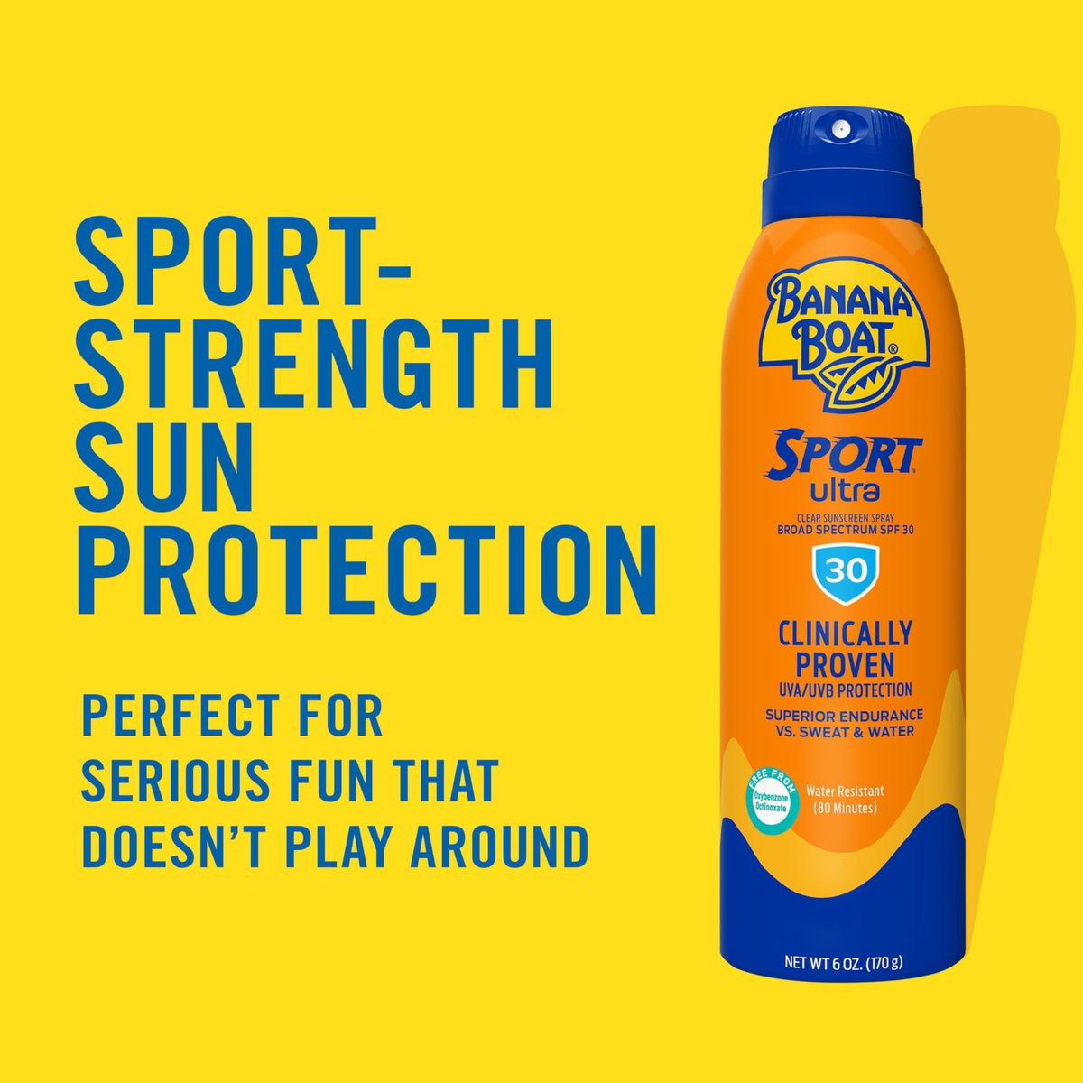 Banana Boat Sport Ultra Spray Sunscreen SPF 30, 1.8 oz Travel Size (Pack of 24) Avelisse