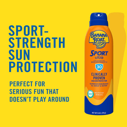 Banana Boat Sport Ultra Spray Sunscreen SPF 30, 1.8 oz Travel Size (Pack of 24) Avelisse