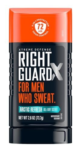 Right Guard Xtreme Defense Arctic Refresh Solid Antiperspirant Deodorant for Men, 2.6 oz (Pack of 3) - görsel 6