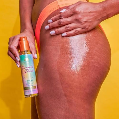 Tree Hut Tropic Glow Firming Body Oil with Cupuacu Butter, Guarana & Pistachio – Hydrating Glow Oil, 5 fl oz