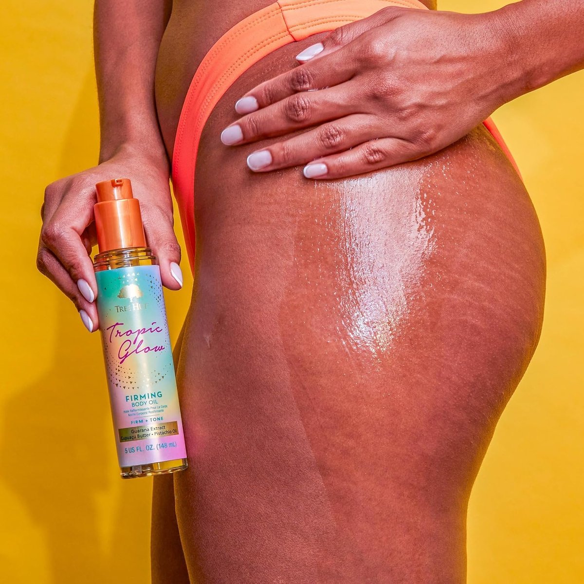 Tree Hut Tropic Glow Firming Body Oil with Cupuacu Butter, Guarana & Pistachio – Hydrating Glow Oil, 5 fl oz - görsel 13
