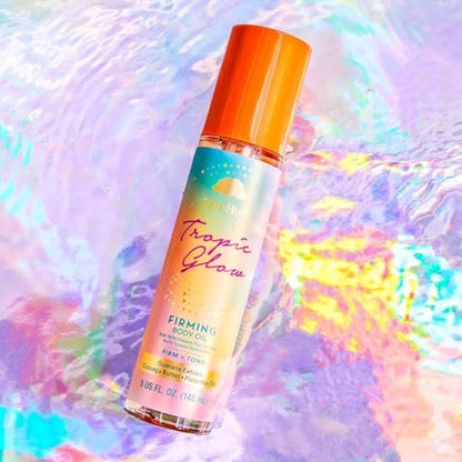 Tree Hut Tropic Glow Firming Body Oil with Cupuacu Butter, Guarana & Pistachio – Hydrating Glow Oil, 5 fl oz