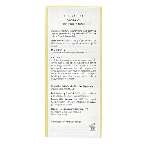 S.NATURE Jojoba Oil 30ml – Multi-Purpose Moisturizing Oil for Face, Hair & Body | 100% Pure & Natural - görsel 3