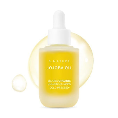 S.NATURE Jojoba Oil 30ml – Multi-Purpose Moisturizing Oil for Face, Hair & Body | 100% Pure & Natural