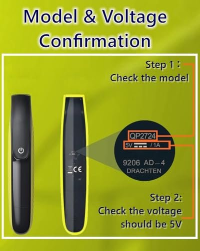 Palrey 5V Charger Compatible with Philips Norelco OneBlade 360 and Multiple Trimmer Models – Replacement Charging Cord - görsel 8