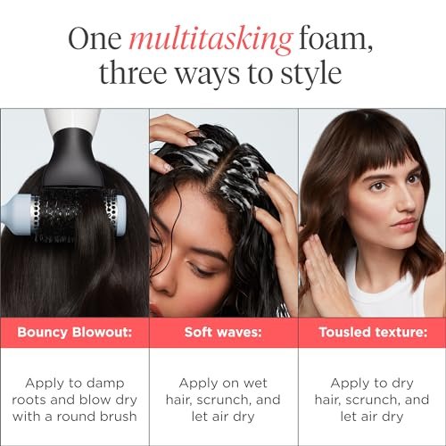 Briogeo Style + Treat Yuzu + Plum Oil Full Miracle Styling Foam for Volume, Heat Protection & Frizz Control - Silicone-Free, Vegan & Cruelty-Free - 5 fl oz - görsel 10