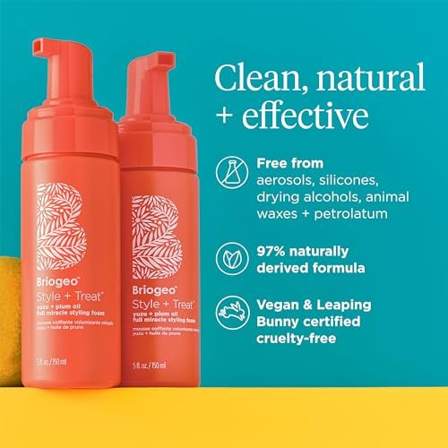 Briogeo Style + Treat Yuzu + Plum Oil Soft Power Air Dry Cream - Leave-In Anti-Frizz Styling Cream for Waves, Curls & Coils - Silicone-Free - Vegan & Cruelty-Free - 4 oz Avelisse
