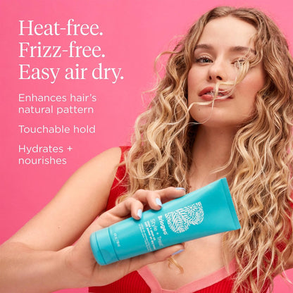 Briogeo Style + Treat Yuzu + Plum Oil Soft Power Air Dry Cream - Leave-In Anti-Frizz Styling Cream for Waves, Curls & Coils - Silicone-Free - Vegan & Cruelty-Free - 4 oz Avelisse