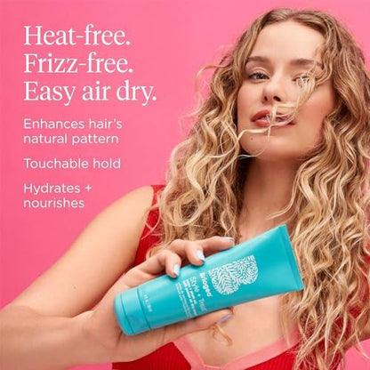 Briogeo Style + Treat Yuzu + Plum Oil Soft Power Air Dry Cream - Leave-In Anti-Frizz Styling Cream for Waves, Curls & Coils - Silicone-Free - Vegan & Cruelty-Free - 4 oz Avelisse