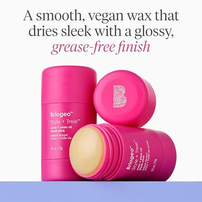 Briogeo Style + Treat Hair Styling Sleek Stick – Flyaway Control & Smooth Styles, Lightweight Finishing Balm, Silicone-Free, Vegan & Cruelty-Free, 0.5 oz Avelisse
