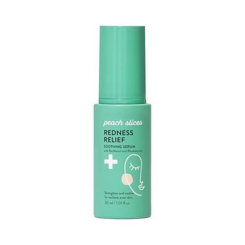 Peach Slices Redness Relief Soothing Serum - Strengthen & Soothe Sensitive Skin with Panthenol, Cica & Allantoin - Vegan & Cruelty Free Korean Skincare (1.01 oz) Avelisse