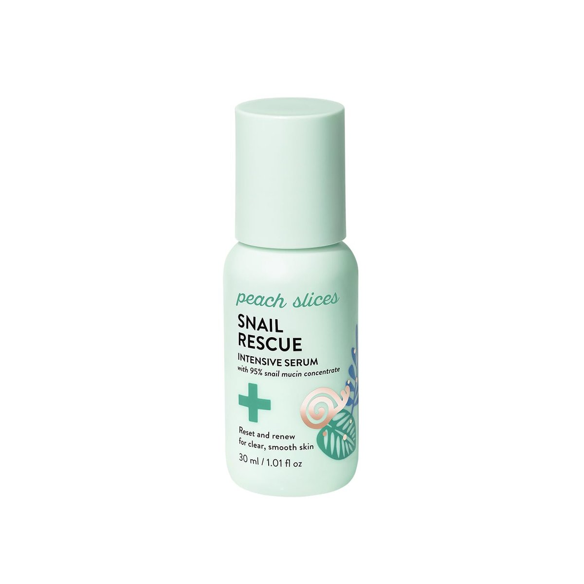 Peach Slices Snail Rescue Intensive Serum – 95% Snail Mucin, Birch Juice & Hyaluronic Acid – Korean Skin Care, Clean & Cruelty Free Avelisse