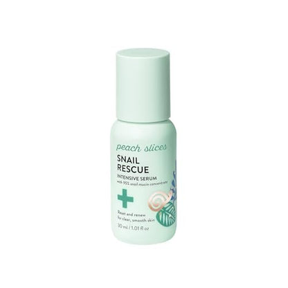 Peach Slices Snail Rescue Intensive Serum – 95% Snail Mucin, Birch Juice & Hyaluronic Acid – Korean Skin Care, Clean & Cruelty Free Avelisse