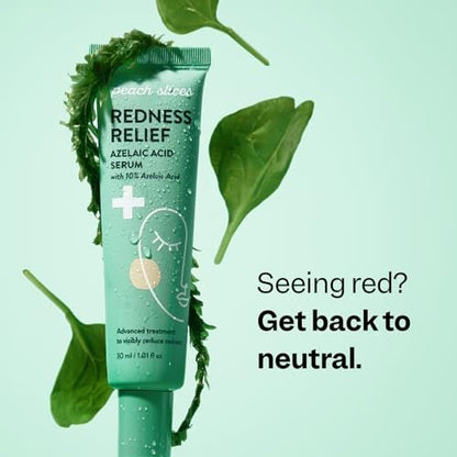 Peach Slices Redness Relief 10% Azelaic Acid Serum – Vegan, Cruelty-Free Korean Skincare for Redness & Acne Avelisse