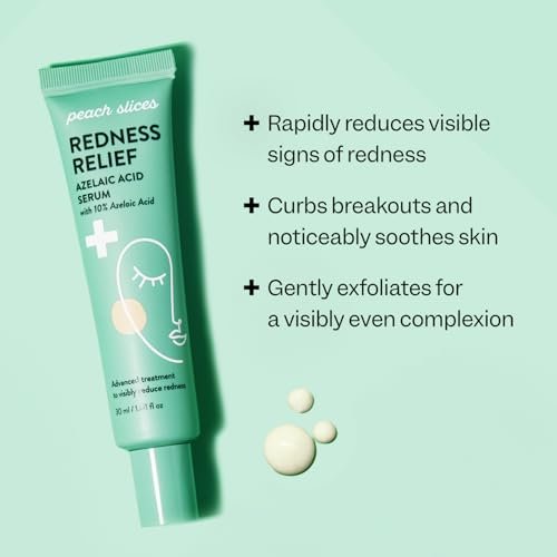 Peach Slices Redness Relief 10% Azelaic Acid Serum – Vegan, Cruelty-Free Korean Skincare for Redness & Acne Avelisse