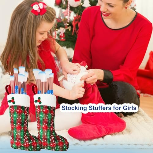 NICEMOVIC Frozen Princess Makeup Brushes Set - 20-Piece Kids Makeup Kit, Stocking Stuffers for Girls, Teen Girl Gifts - görsel 12