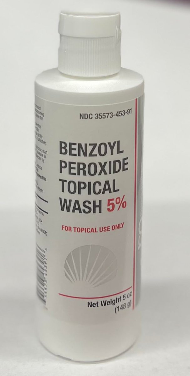 BurelPharma Benzoyl Peroxide Face Wash 5% Acne Medication - 5 oz, 1 Count - görsel 1