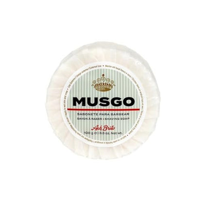 Ach Brito Musgo Shaving Soap 100g – Traditional Portuguese Bar Soap for Men, Natural Ingredients, Smooth Shave