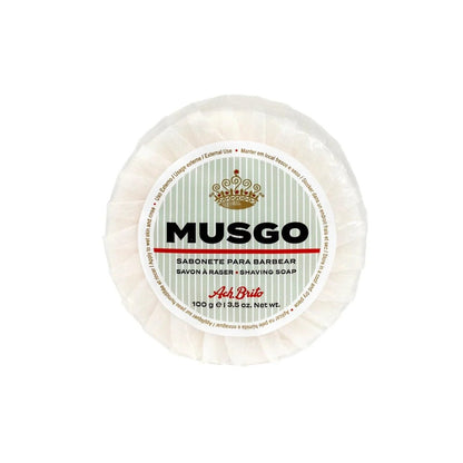 Ach Brito Musgo Shaving Soap 100g – Traditional Portuguese Bar Soap for Men, Natural Ingredients, Smooth Shave