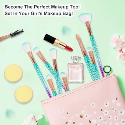 NICEMOVIC 20-Piece Princess Makeup Brush Set for Girls – Cute Stocking Stuffers & Teen Gifts Avelisse