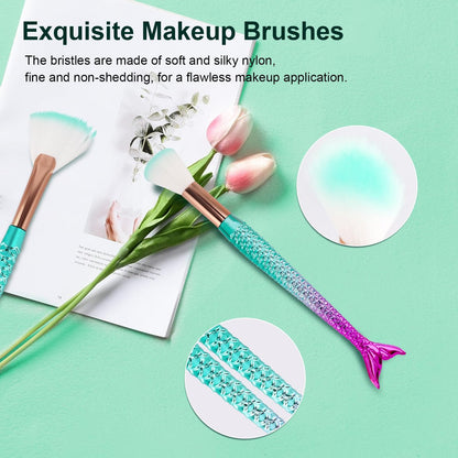 NICEMOVIC 20-Piece Princess Makeup Brush Set for Girls – Cute Stocking Stuffers & Teen Gifts Avelisse
