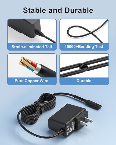 FGIEU 12V Shaver Charger for Braun Series 7, 9, 3, 5, 1, XT5 Electric Razor - görsel 10