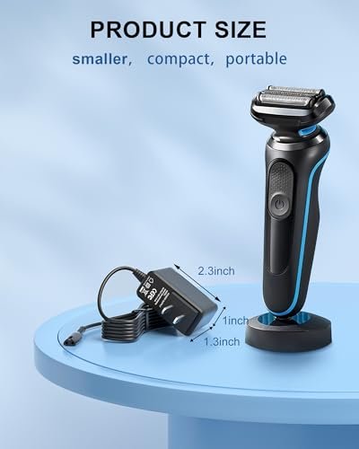 FGIEU 12V Shaver Charger for Braun Series 7, 9, 3, 5, 1, XT5 Electric Razor