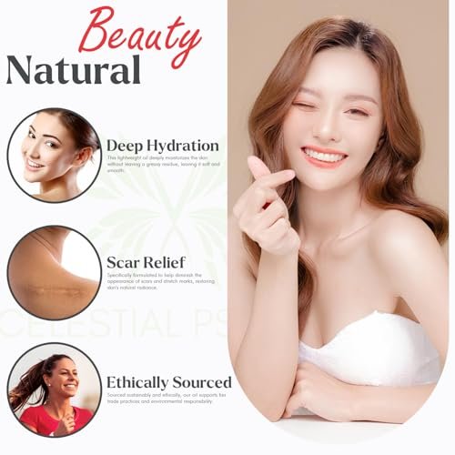 Celestial Psyché USDA Certified Organic Pomegranate Seed Oil – 100% Pure Natural Face Moisturizer for Hydration & Nail Beauty Enhancement (1 oz) - görsel 12