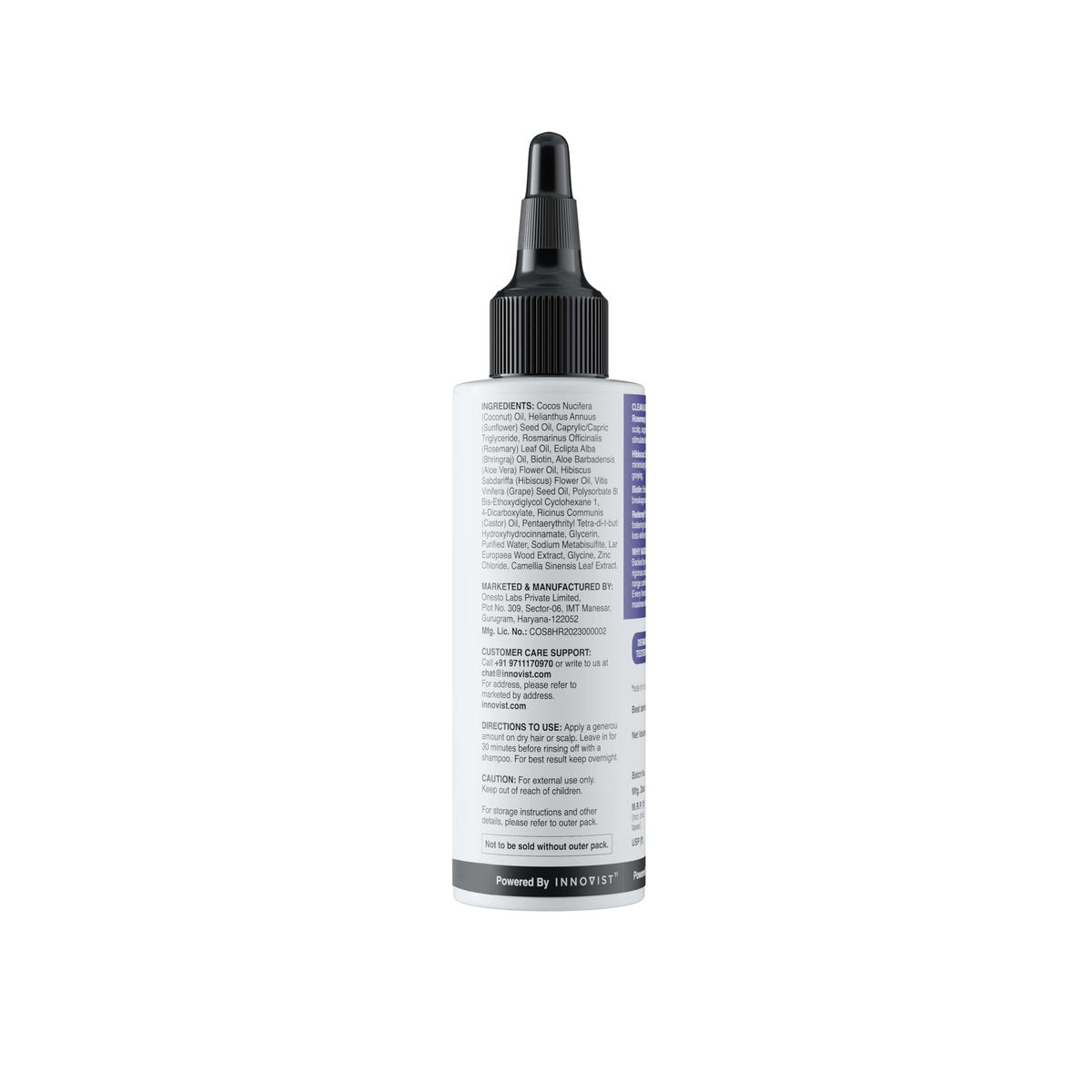 Bare Anatomy Nature x Science Rosemary Hibiscus Hair Growth Oil for Women & Men - Helps Hair Growth & Strengthens Hair, Nourishes Scalp & Controls Hair Fall, Suitable for All Hair Types - 100ml - görsel 15