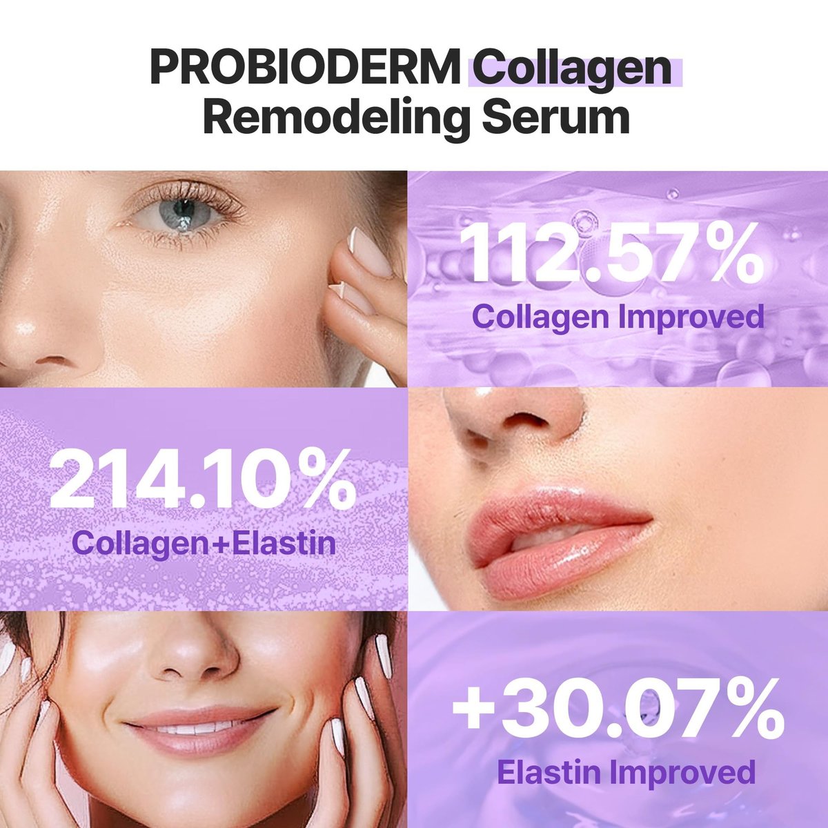 BIOHEAL BOH Probioderm™ Collagen Remodeling Serum - Skin Firming & Pore Tightening with Collagen & 12 Peptides, 1.01 fl oz - görsel 3
