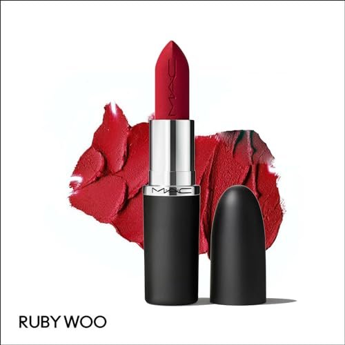 MAC Macximal Silky Matte Lipstick - Ruby Woo (Cranberry) - 0.11 oz - görsel 12