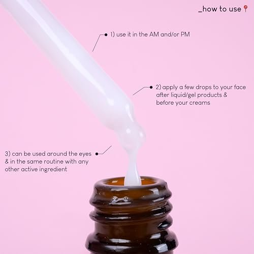 Geek & Gorgeous Power Peptides Milky Serum - Multi-Peptide Face Serum for Smoother, Firmer Skin & Improved Elasticity - All Skin Types - 1 oz - görsel 10