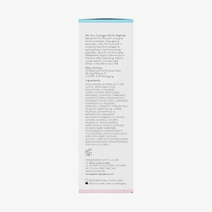 Geek & Gorgeous Power Peptides Milky Serum - Multi-Peptide Face Serum for Smoother, Firmer Skin & Improved Elasticity - All Skin Types - 1 oz