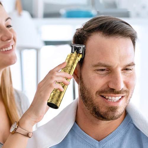 Gunkill Gold Hair Clippers & Beard Trimmer for Men – Rechargeable, Cordless, for Men & Children - görsel 12