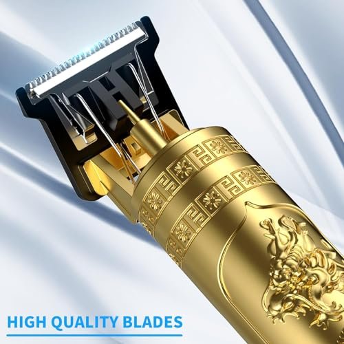 Gunkill Gold Hair Clippers & Beard Trimmer for Men – Rechargeable, Cordless, for Men & Children - görsel 6