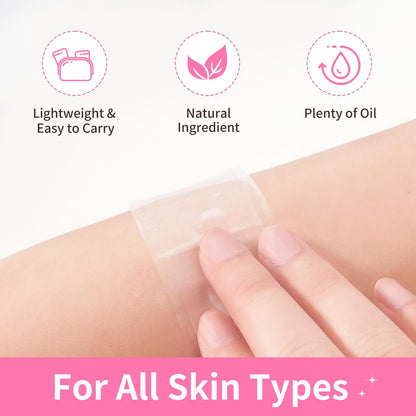 Beauty7 Post Wax Calming Oil Wipes 30 Packs - Post Wax Oil Wipes for Soothing, Residue Removal & Redness Reduction