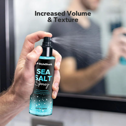 StyleShark Sea Salt Spray for Hair Men & Women - 8.5 Fl Oz Beach Wave & Volumizing Texturing Spray to Add Volume & Texture