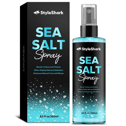 StyleShark Sea Salt Spray for Hair Men & Women - 8.5 Fl Oz Beach Wave & Volumizing Texturing Spray to Add Volume & Texture