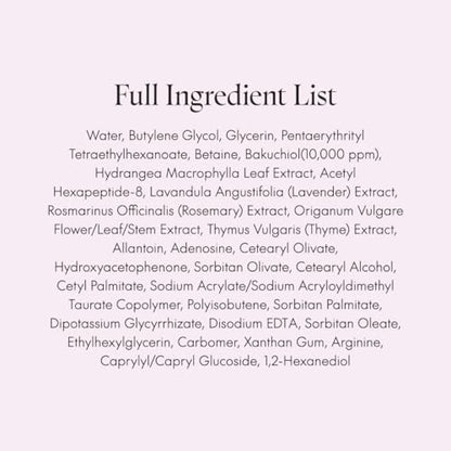 PURITO Timeless Bloom Bakuchiol Serum - Korean Jeju Hydrangea Anti-Aging Ampoule for Sensitive Skin, 1.01 fl.oz Avelisse