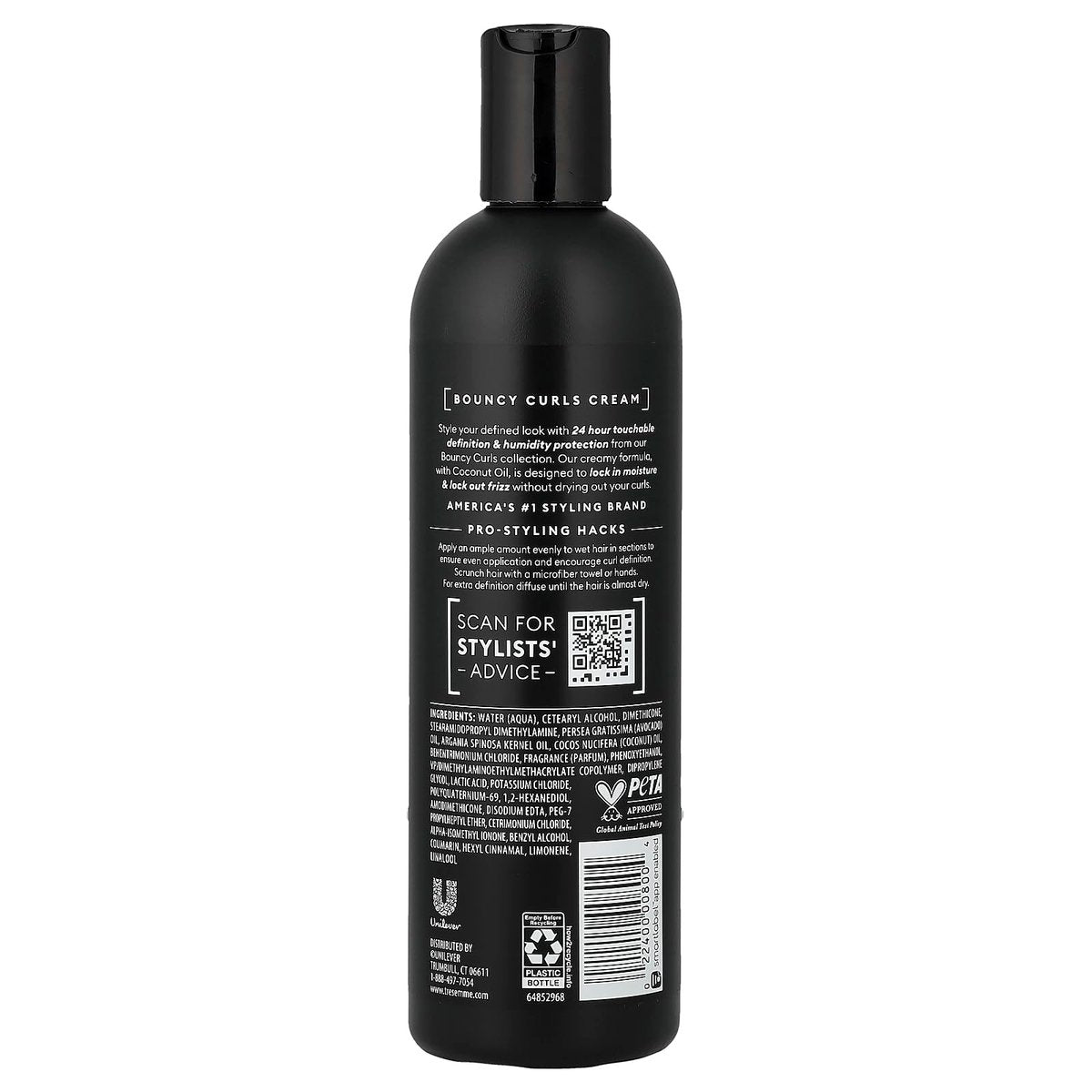 TRESemmé Bouncy Curls Defining Cream with Coconut, 12 fl oz - Moisturizing Curl Cream for Defined, Frizz-Free Hair Avelisse